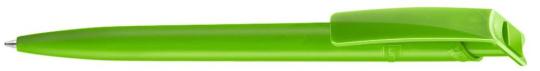 RECYCLED PET PEN F Plunger-action pen Mid Green