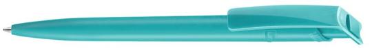 RECYCLED PET PEN F Plunger-action pen Teal