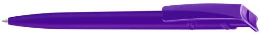 RECYCLED PET PEN F Plunger-action pen Darkviolet