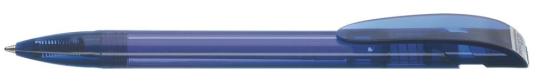 BE NATURAL transparent Plunger-action pen Blue
