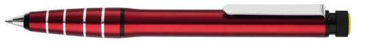 2in1 Plunger-action pen Red
