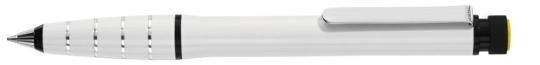2in1 Plunger-action pen White