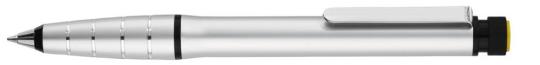 2in1 Plunger-action pen Silver