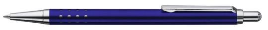 SLIMLINE Plunger-action pen Blue