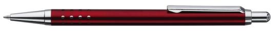 SLIMLINE Plunger-action pen Red