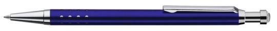 SLIMLINE DOM Plunger-action pen Blue