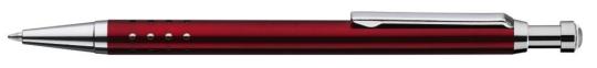 SLIMLINE DOM Plunger-action pen Red
