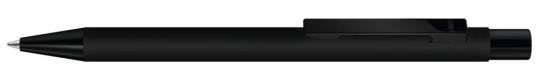 STRAIGHT M GUM Plunger-action pen Black