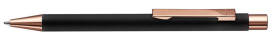 STRAIGHT RO-GO GUM Plunger-action pen Black