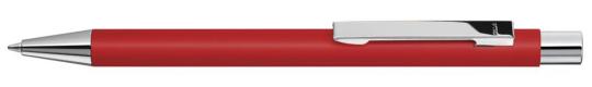 STRAIGHT SI Plunger-action pen Red