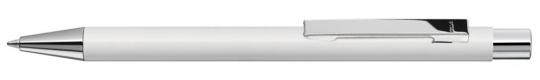 STRAIGHT SI Plunger-action pen White