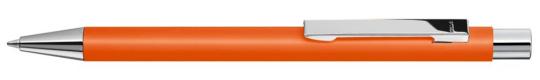 STRAIGHT SI Plunger-action pen Orange