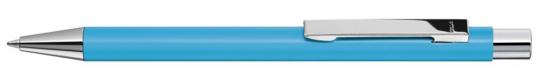 STRAIGHT SI Plunger-action pen Light blue