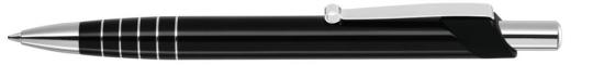 MOON Plunger-action pen Black