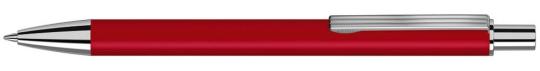 GROOVE Plunger-action pen Red
