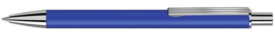 GROOVE Plunger-action pen Semi blue