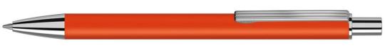 GROOVE Plunger-action pen Orange