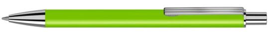 GROOVE Plunger-action pen Light green