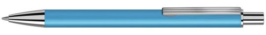 GROOVE Plunger-action pen Light blue