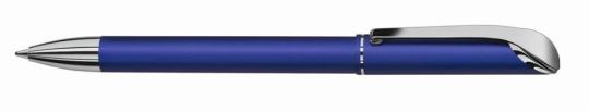 AURA Plunger-action pen Blue