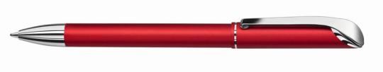 AURA Plunger-action pen Red