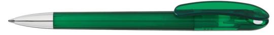 SPOT transparent SI Plunger-action pen Dark green