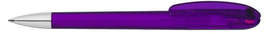 SPOT transparent SI Plunger-action pen Purple
