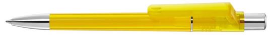 PEPP transparent SI Plunger-action pen Yellow