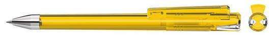 CRYSTAL transparent SI Propelling pen Yellow