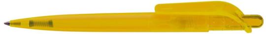 SPIRIT transparent Plunger-action pen Yellow