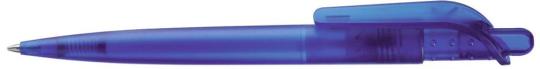SPIRIT transparent Plunger-action pen Darkblue