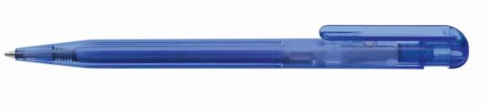 CARRERA transparent Plunger-action pen Blue