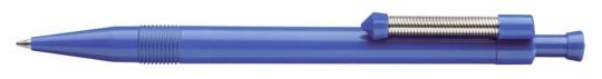 FLEXI Plunger-action pen Semi blue