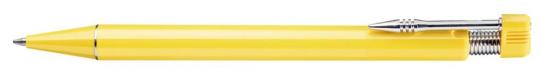 PREMIUM Plunger-action pen Yellow