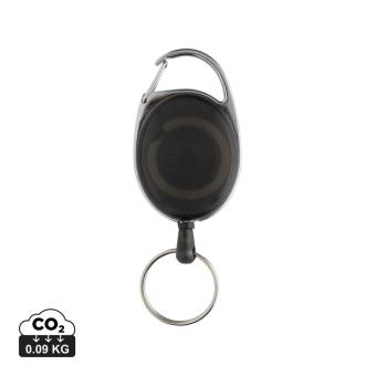 XD Collection Roller-Clip-Schlüsselanhänger aus RCS recyceltem ABS 