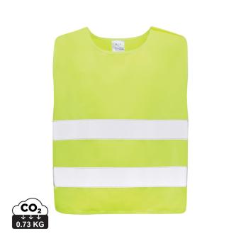 XD Collection GRS recycled PET high-visibility safety vest 7-12 years Yellow