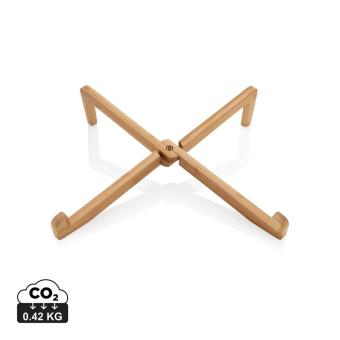 XD Collection Bamboo portable laptop stand Brown