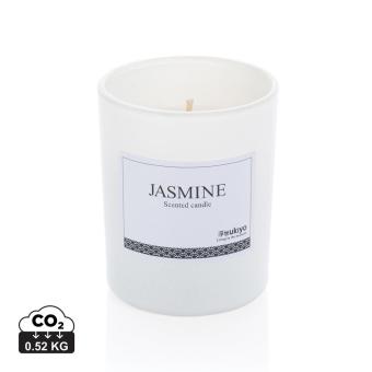 Ukiyo small scented candle in glass White