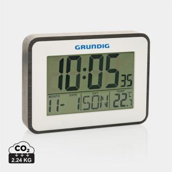 Grundig Thermometer, Wecker und Kalender Weiß
