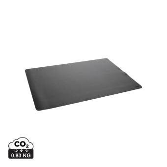 Swiss Peak GRS recycled PU desk mat Black