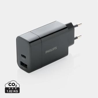 Philips Ultra Fast PD Wall-Charger Schwarz