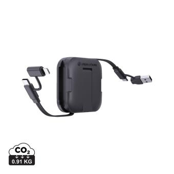 Urban Vitamin San Jose 100W-Halter mit einziehbarem Kabel Schwarz
