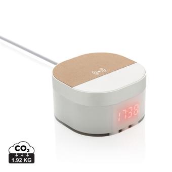 XD Xclusive Aria 5W Wireless Charging Digital Clock White