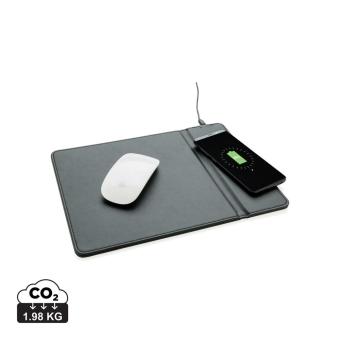 XD Collection Mousepad with 5W wireless charging Black