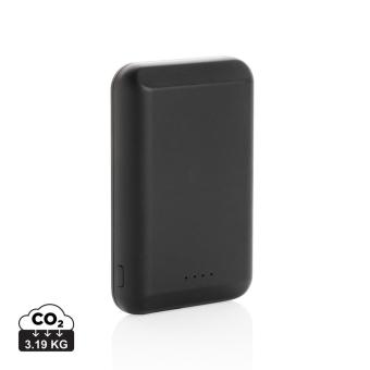 XD Collection Magnetic 5.000 mAh 5W wireless powerbank Black