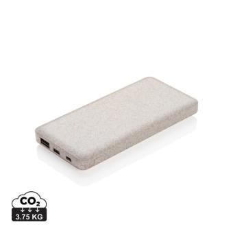 XD Collection 10.000 mAh Weizenstroh Powerbank Khaki