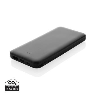 XD Collection Lockhart 10.000mAh Powerbank aus RCS Kunststoff Schwarz