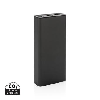 XD Xclusive Terra RCS recycled 20W aluminium powerbank 20.000 mAh Convoy grey