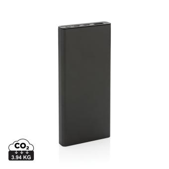 XD Xclusive Terra RCS recycled 18W aluminium powerbank 10.000 mAh Convoy grey