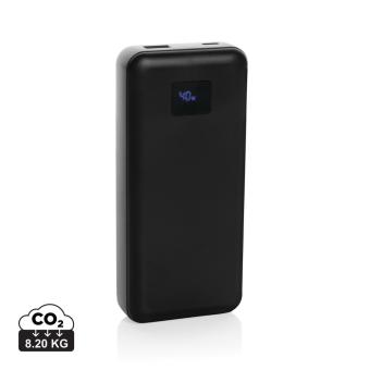 XD Collection Gridley 20.000mAh 65W Laptop Powerbank aus RCS rPlastik Schwarz